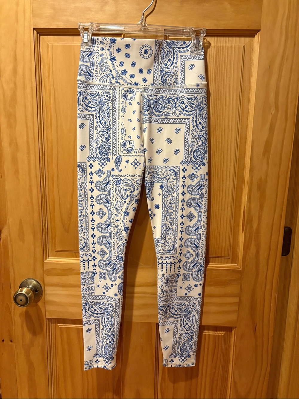 Z Supply activewear leggings blue white women’s M